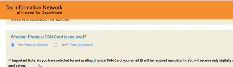 Pan Card Signature update